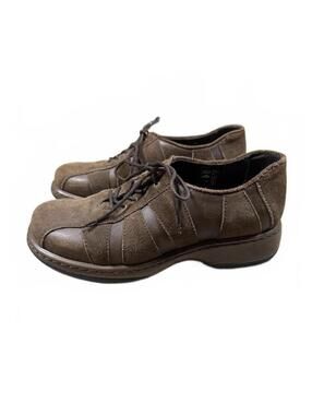 Dansko Oxfords Brown Suede Leather 7.5 Vintage